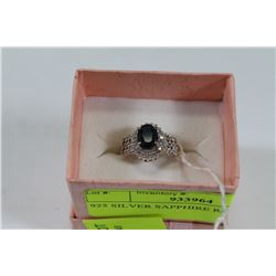 925 SILVER SAPPHIRE RING