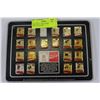 Image 1 : TRAY OF 19, 1988 OLYMPIC EVENT COCA-COLA PINS