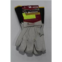 PAIR OF SIZE MEDIUM CUT RESISTANT GOAT GRAIN