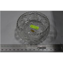 LARGE PINWHEEL CRYSTAL BOWL