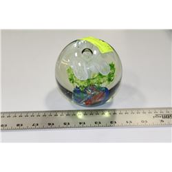 LARGE GLASS PAPER WEIGHT