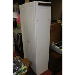 WHITE PANTRY CABINET  69" TALL X 20.5" WIDE
