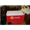 Image 1 : IGLOO WHEELIE-COOL COOLER WITH COCA-COLA LOGO