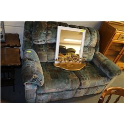 FABRIC MULTI COLOUR LOVE SEAT