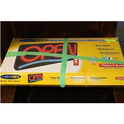 LED NEON "OPEN" SIGN