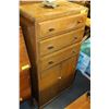 Image 1 : ANTIQUE HANDMADE WOODEN STORAGE UNIT