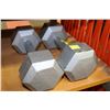 Image 1 : SET OF 20LB DUMBELLS