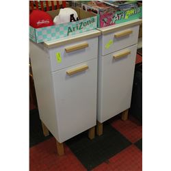 PAIR OF 2 TONE CABINETS