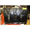 Image 1 : GENUINE BLACK LEATHER BRIEFCASE