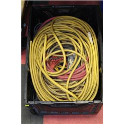 BOX OF AIR HOSE & POWER CORDS