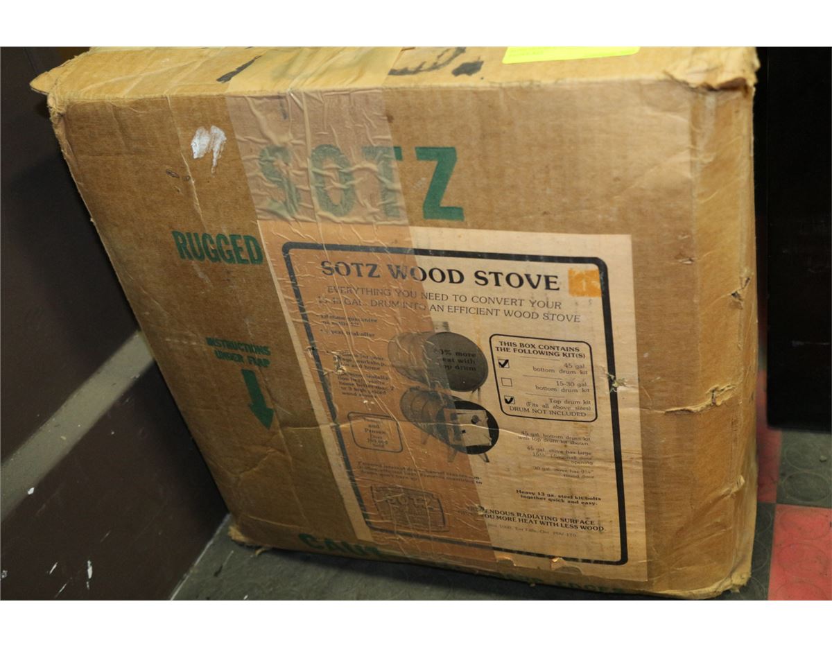 SOTZ DOUBLE BARREL WOOD STOVE KIT