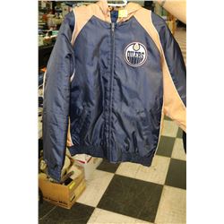 OILERS SIZE L WINTER JACKET