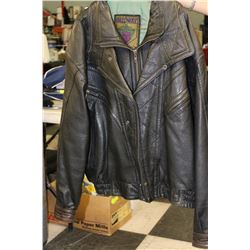 MEDWAY LEATHER JACKET - SIZE LARGE