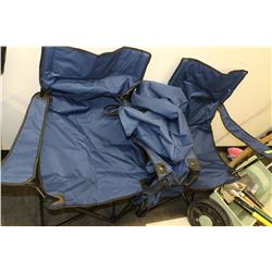 LOVESEAT LAWN CHAIR & BAG