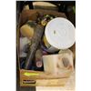 Image 1 : BOX OF ASSORTED CANDLES AND CANDLE MAKING SUPPLIES