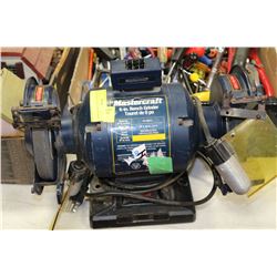 MASTERCRAFT 6" BENCH GRINDER