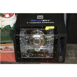 DUAL 8" POWERED SUB