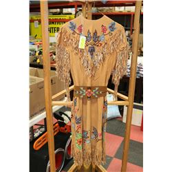 FIRST NATIONS DRESS W/ PAPOOSE