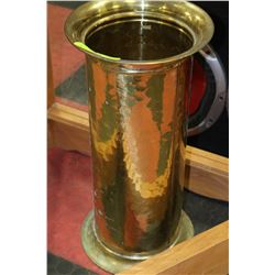 TALL BRASS VASE