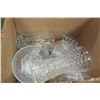 Image 1 : ESTATE BOX OF CRYSTAL AND GLASS VASES/ BOWLS ETC