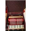 Image 1 : VINTAGE RED 3/4 SIZE ACCORDION (NEEDS SERVICE)