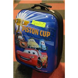 "CARS" SUITCASE WITH CARS BACKPACK/ DVD ETC