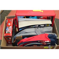 BOX WITH"DISNEY PIXAR CARS" DVD/ PUZZLES