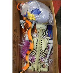 HALLOWEEN SKELTON KIDS SUPERMAN COSTUME,LADIES WIG