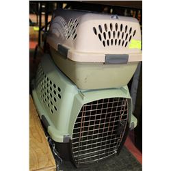 2 PET CARRIERS ONE SMALL ONE MEDIUM