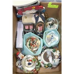 BOX WITH 4 CHRISTMAS GLOBES MUSICAL,ASST XMAS ITEM