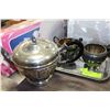 Image 1 : 4PC SILVER PLATE TEA SET