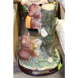 THE CANADIAN ROCKIES BEAR CUBS IN A TREE ORNAMENT