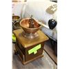 Image 1 : VINTAGE WOODEN COFFEE GRINDER