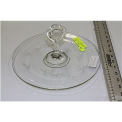 1950s SPARROWS & LEAVES TIDBIT TRAY BY JEANETTE