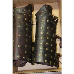 BOX W/ LEATHER MOTORCYCLE SHIN