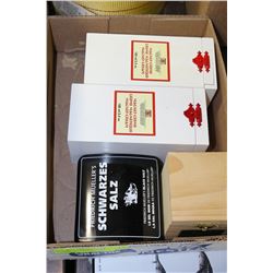 TRAY OF ASST CREAMS, SALTS & POWDERS