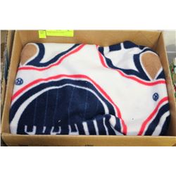OILERS THROW BLANKET
