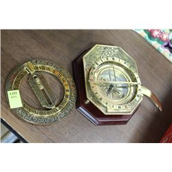 1987 THE FRANKLIN MINT UNIVERSAL SUNDIAL