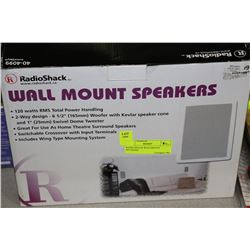 RADIO SHACK WALL MOUNT SPEAKERS,