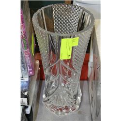 CUT GLASS VASE