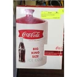 NEW COCA-COLA CERAMIC CANISTER