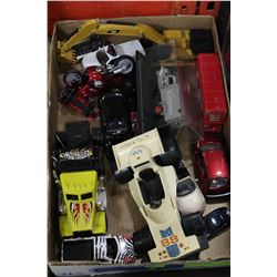 BOX W/DIE CAST CARS INCLUDING