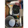 Image 1 : BOX OF SCHOOL/OFFICE SUPPLIES