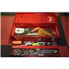 Image 1 : RED TOOL BOX WITH CONTENTS