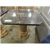 Image 1 : BLACK MARBLE TOP SIDE TABLE