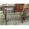 Image 1 : VINTAGE WOODEN BABY CRADLE