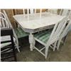 Image 2 : SHABBY CHIC DINING TABLE & 4 CHAIRS
