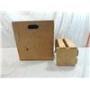 Image 1 : LOT 2 VINTAGE WOODEN CASES