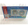 Image 1 : SUNBEAM TWIN WINDOW FAN 2 SPEED SETTING