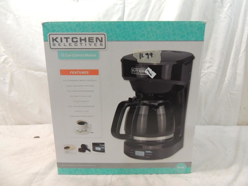 KITCHEN SELECTIVES 12 CUP COFFEE MAKER